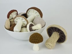 (image for) Mushroom Collection & Variations crochet patterns