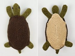 (image for) Tortoise & Simple-Shell Tortoise, Turtle & Terrapin: two amigurumi crochet patterns