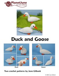 (image for) Duck and Goose & Canada Goose amigurumi crochet patterns