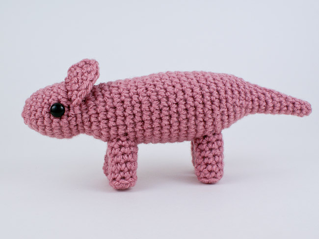 (image for) Protoceratops amigurumi dinosaur EXPANSION PACK crochet pattern - Click Image to Close
