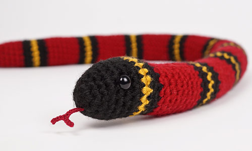 (image for) Snake Collection - FOUR amigurumi crochet patterns - Click Image to Close